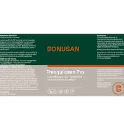 Bonusan Tranquilosan Pro Suplemento Relax y Sueño 60 Cápsulas