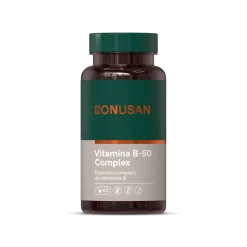 Bonusan Vitamina B-50 Complejo 60 Cápsulas