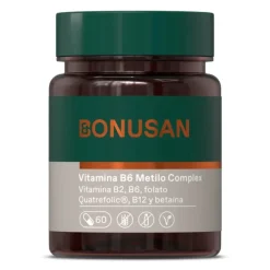 Bonusan Vitamina B6 Metilo Complex Suplemento 60 Cápsulas
