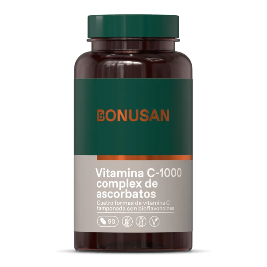 Bonusan Vitamina C-1000 Complejo De Ascorbatos 90 Comprimidos