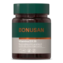 Bonusan Vitamina D3 25 Mcg / 1000 Ui 90 Cápsulas De Gel