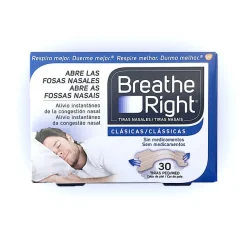 Breathe Right Tiras Nasales Clásicas Peq/Med. (30 unid)