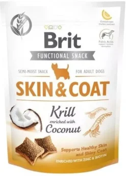 Brit Care Dog Functional Snack Piel Pelo Camarón Snacks 150g