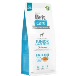 Brit Care Dog Grain Free Junior Large Salmón Pienso 12kg