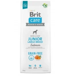 Brit Care Dog Grain Free Junior Large Salmón Pienso 12kg