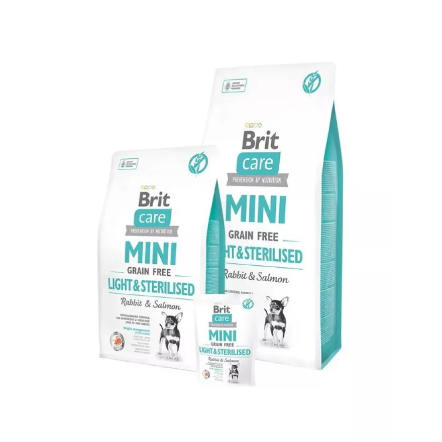 Brit Care Mini Grain Free Light Esterilizado 7Kg