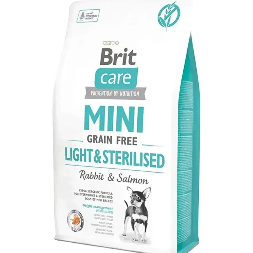 Brit Care Mini Grain Free Light Esterilizado 7Kg