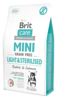 Brit Care Mini Grain Free Light Sterilised Pienso para Perros Adultos 2kg