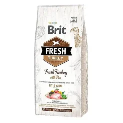 Brit Fresh Light Fit & Slim Pavo Guisantes Pienso para Perros 12kg