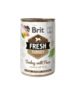 Brit Fresh Pavo y Guisantes Comida Húmeda 6X400g