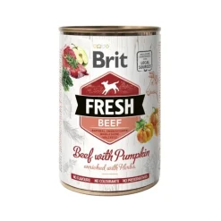 Brit Fresh Ternera Calabaza Comida Húmeda para Perros 6 x 400g