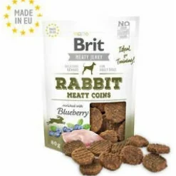 Brit Jerky Snack Conejo Complemento Alimenticio 80g