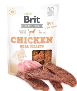 Brit Jerky Snack Filetes de Pollo Ciasteczka 80g