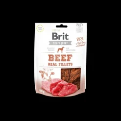 Brit Jerky Snack Filetes de Ternera Snacks 80g