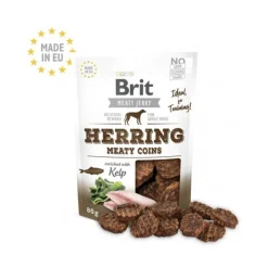 Brit Jerky Snack Monedas de Arenque 80g