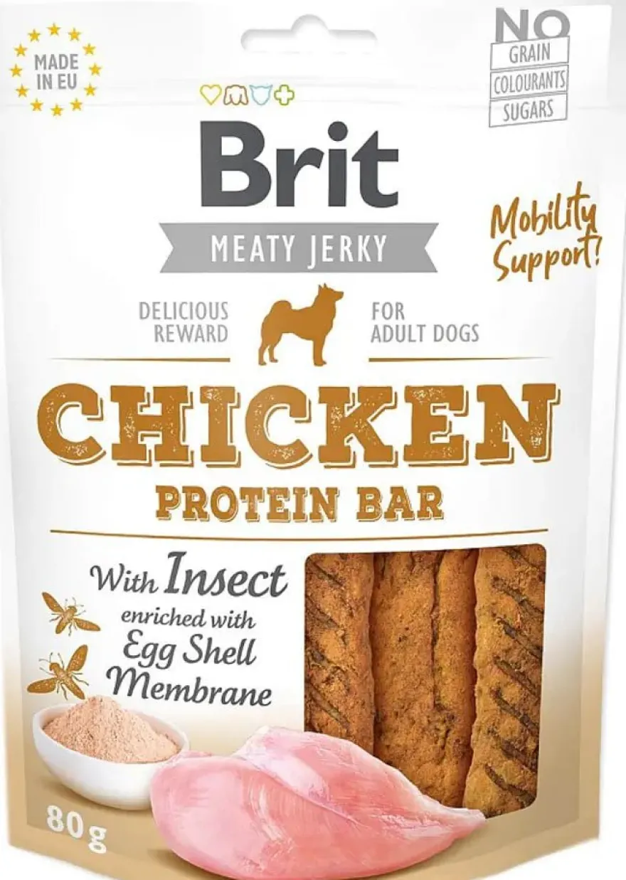 Brit Jerky Snack Pollo Snack para Perros 80g