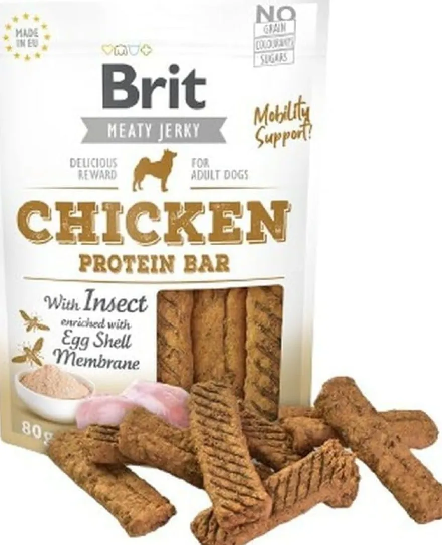 Brit Jerky Snack Pollo Snack para Perros 80g