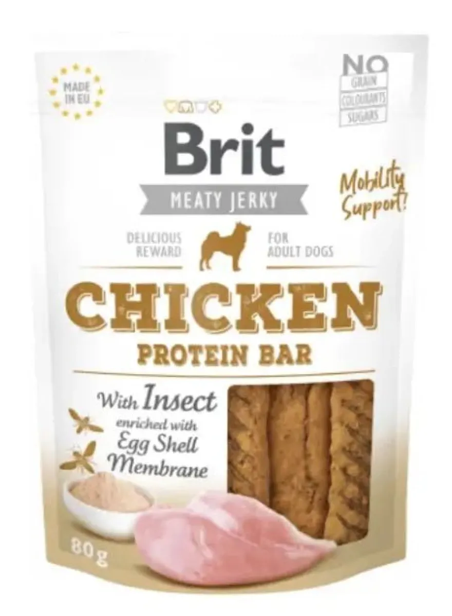 Brit Jerky Snack Pollo Snack para Perros 80g