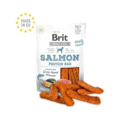Brit Jerky Snack Protein Bar Salmón 80g