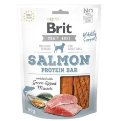 Brit Jerky Snack Protein Bar Salmón 80g