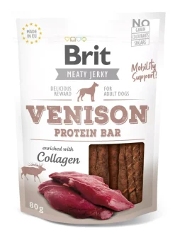Brit Jerky Snack Venado Barra Suave 80g