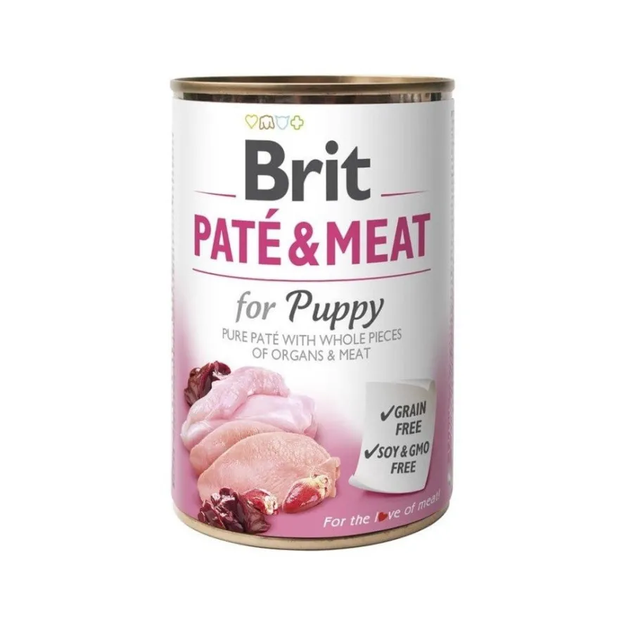 Brit Pate & Meat Puppy Comida Húmeda 400g