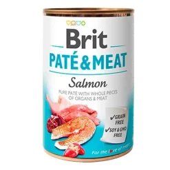 Brit Pate & Meat Salmón Paté para Perros 6 ud
