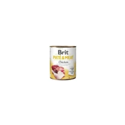Brit Paté y Carne Pollo Alimento Húmedo 6 latas 400g