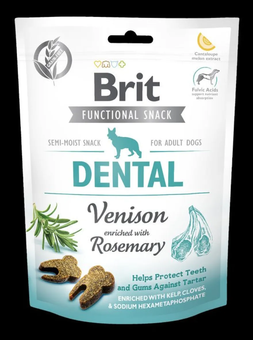 Brit Snack Dental Venado Perros 150g