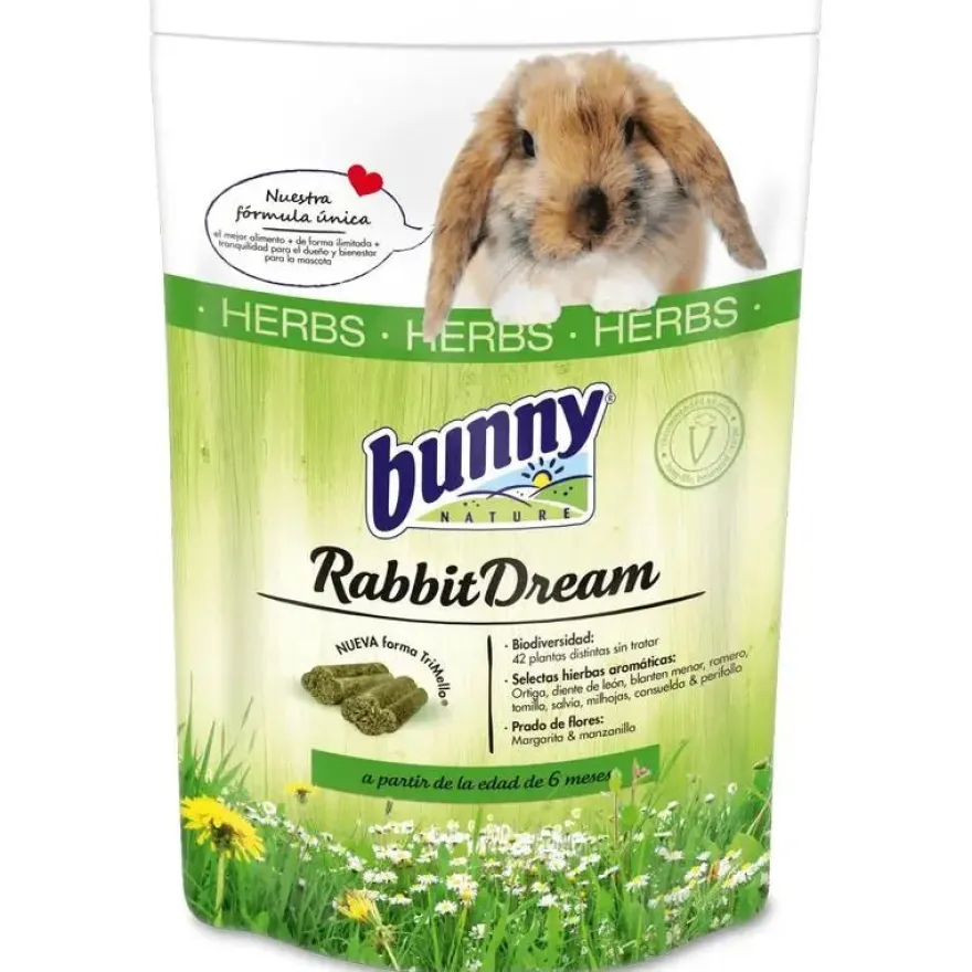 Bunny Alimento Sueño Conejo Enano Pellet 4Kg