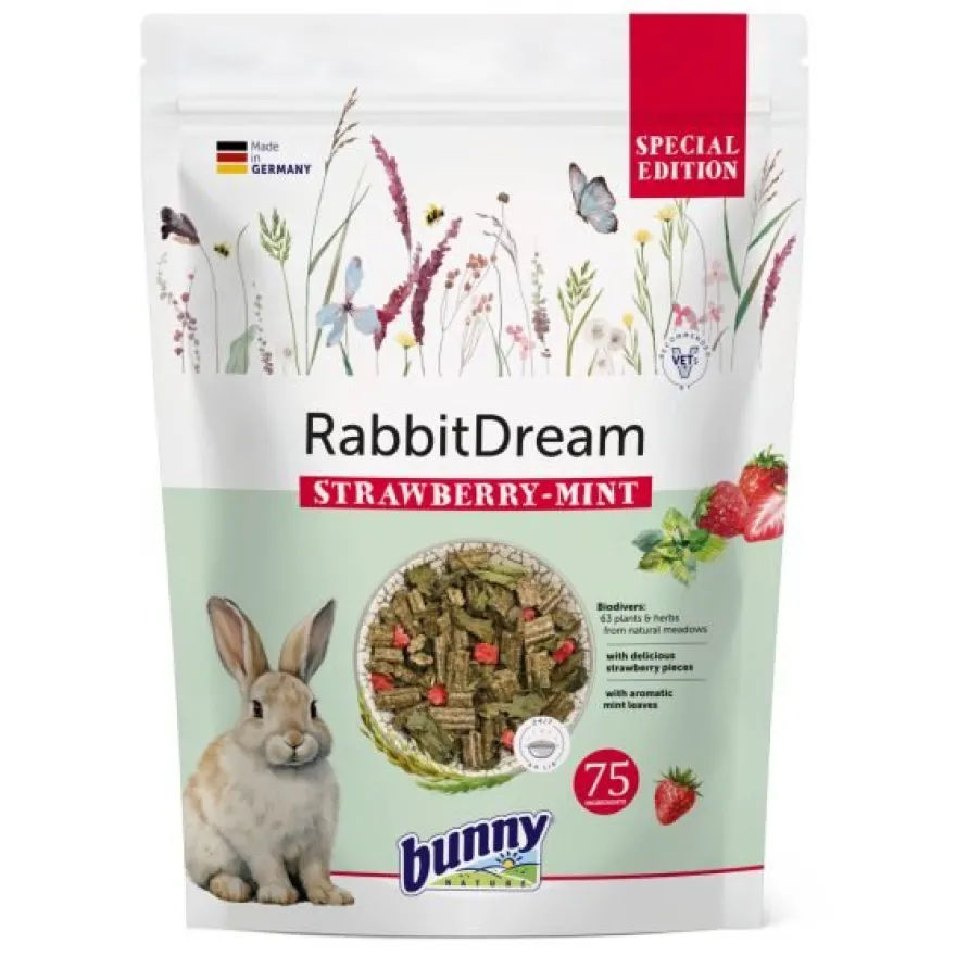 Bunny Alimento Sueño Conejo Fresa-Menta 1,5Kg
