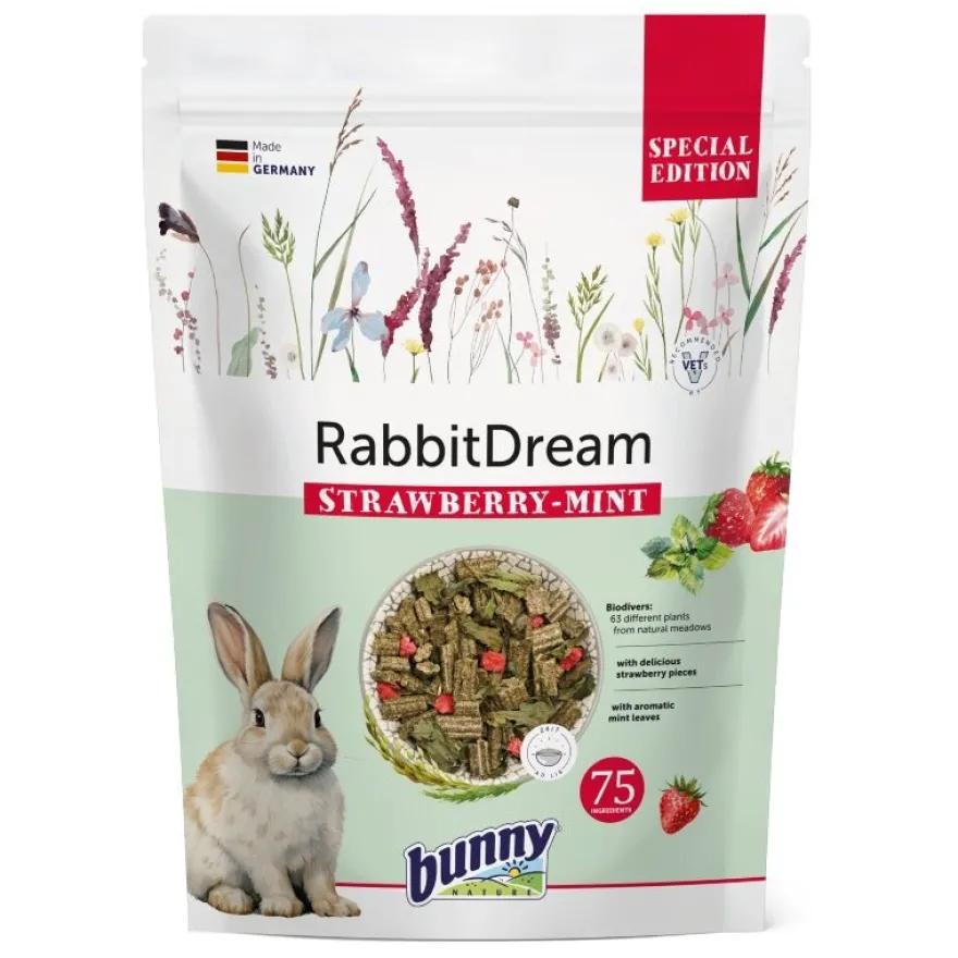Bunny Alimento Sueño Conejo Fresa-Menta 1,5Kg