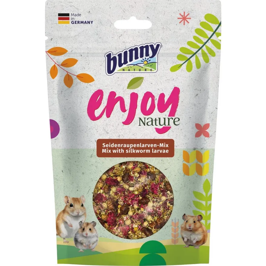 Bunny Enjoy Nature Mix Snacks, Complemento Alimenticio para Roedores 40g