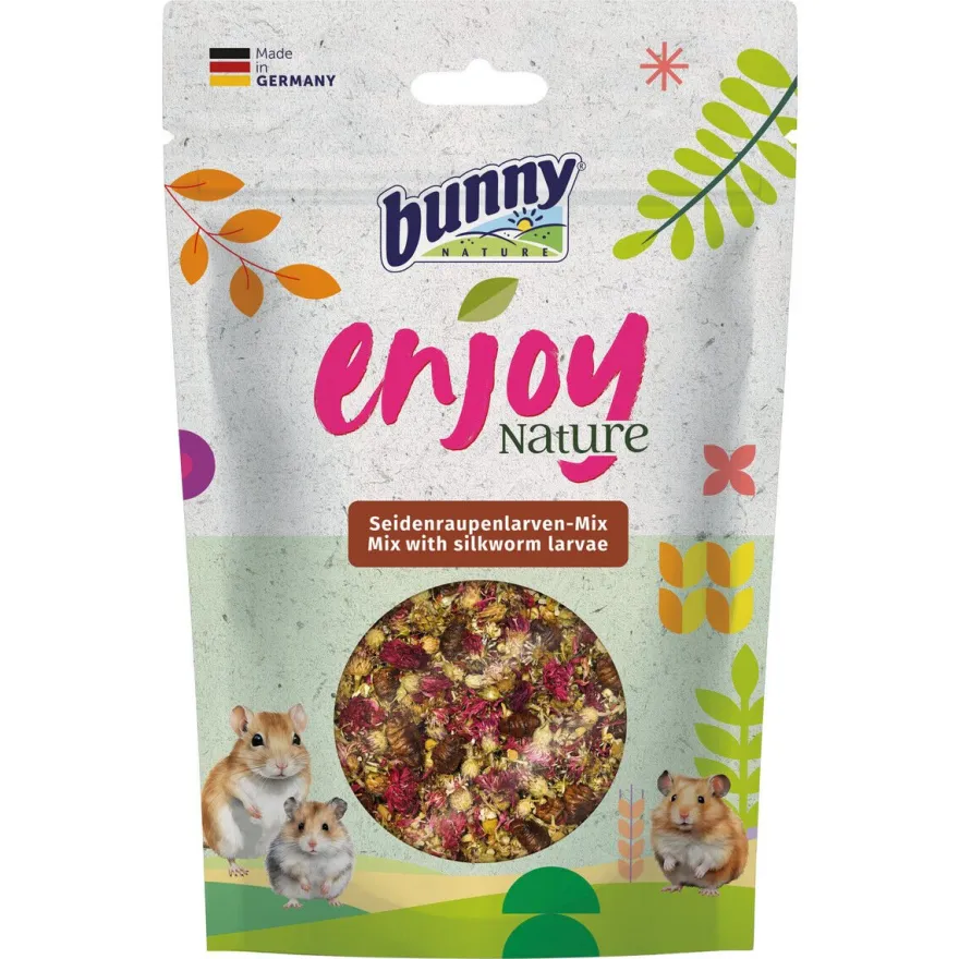 Bunny Enjoy Nature Mix Snacks, Complemento Alimenticio para Roedores 40g
