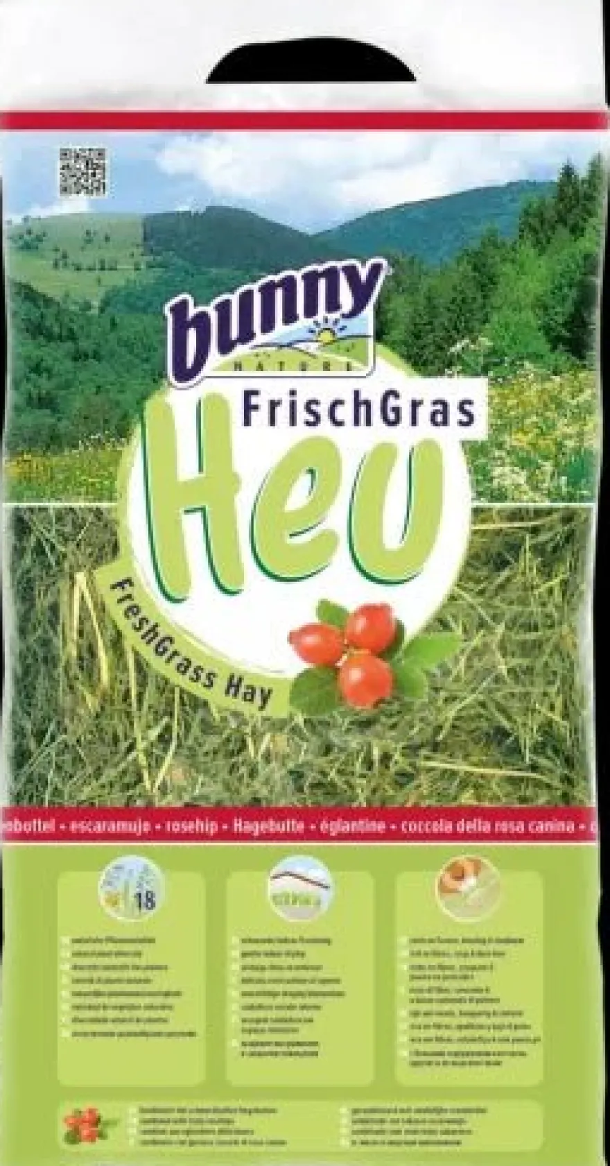 Bunny Heno Fresco Rosa Mosqueta 500g