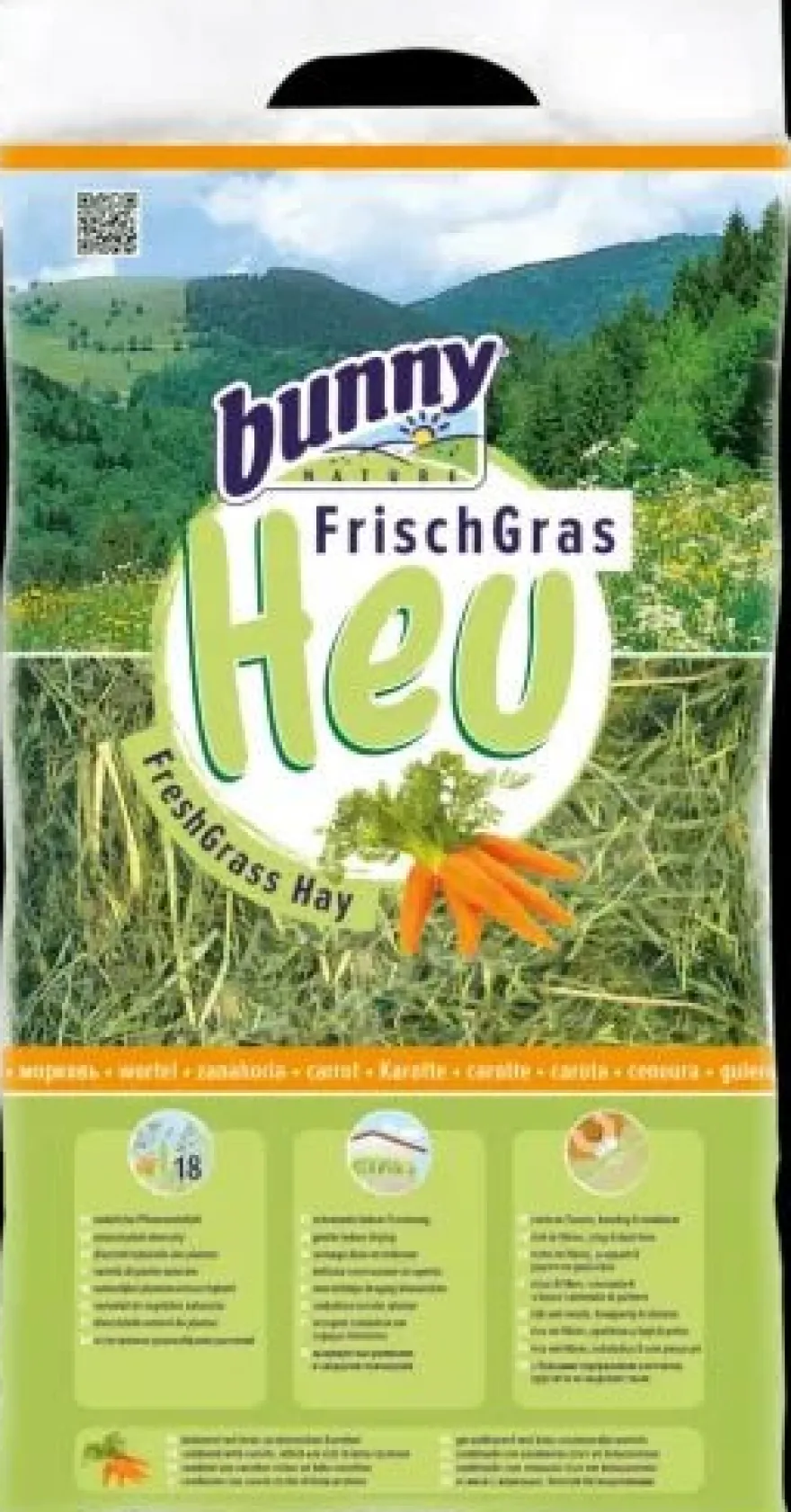 Bunny Heno Fresco Zanahoria 500g