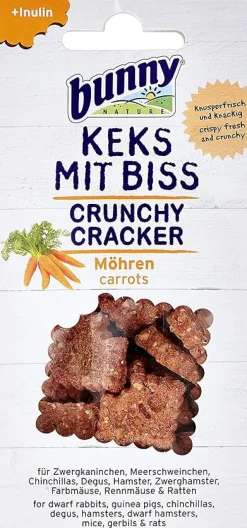 Bunny Snacks Crunchy Cracker Zanahoria Seca 50g