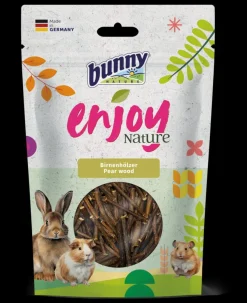Bunny Snacks Enjoy Nature Madera De Peral 6 paquetes 100g