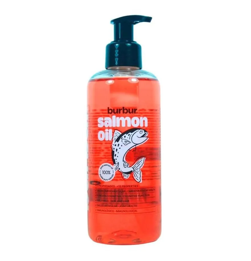 Burbur Aceite de Salmón Suplemento para Mascotas 250ml