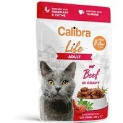 Calibra Cat Life Buey En Salsa Pouch 28x85g
