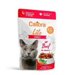 Calibra Cat Life Buey En Salsa Pouch 28x85g