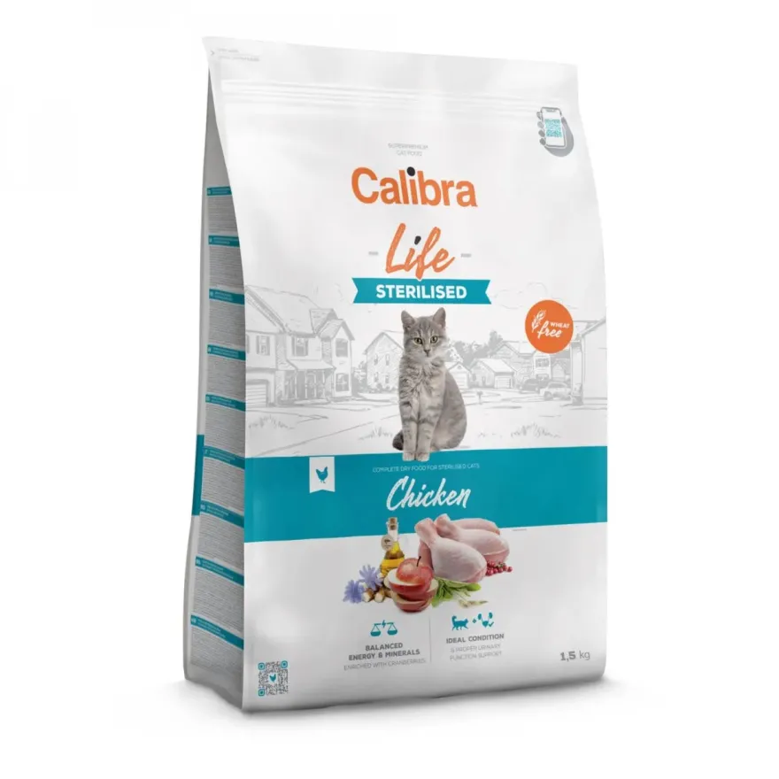 Calibra Cat Life Esterilizado Pollo 60Gr Formato Prueba Ndr