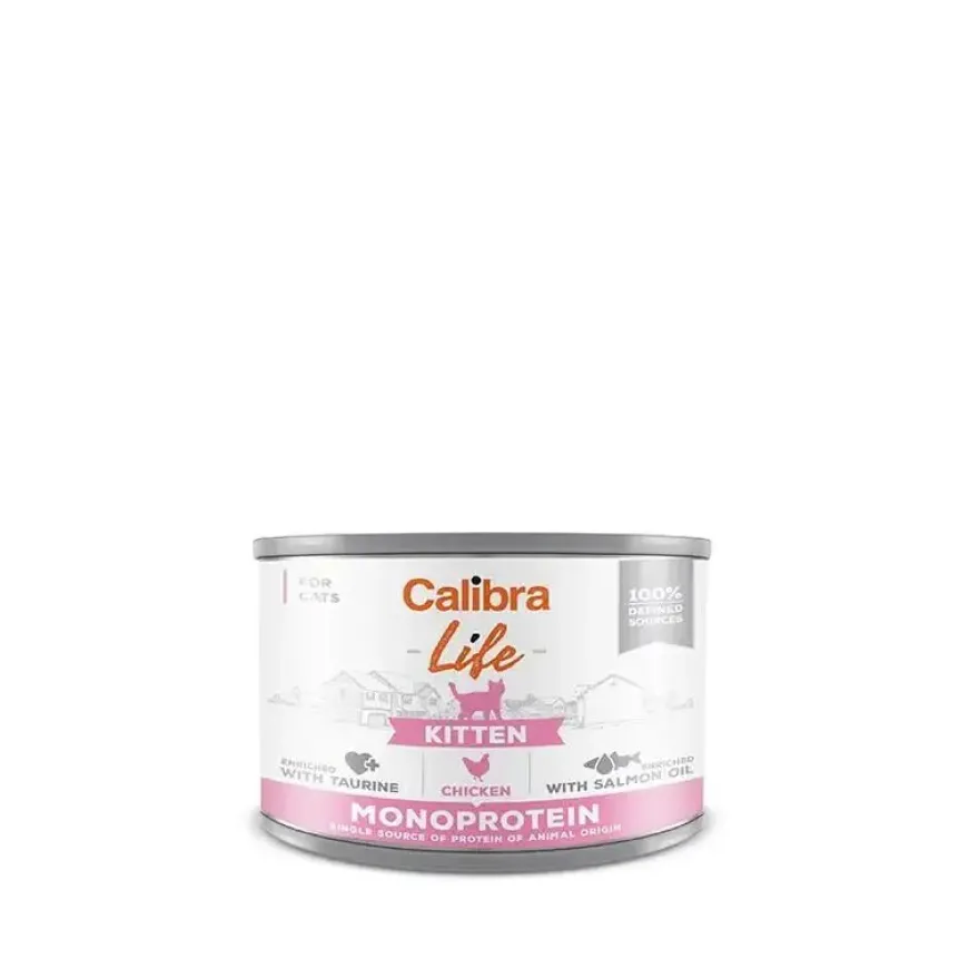 Calibra Cat Life Lata Kitten Pollo 6 x 200 g