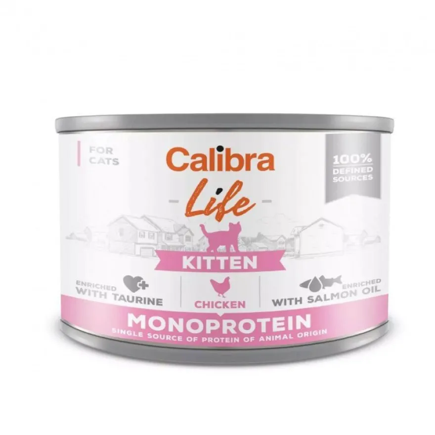 Calibra Cat Life Lata Kitten Pollo 6 x 200 g