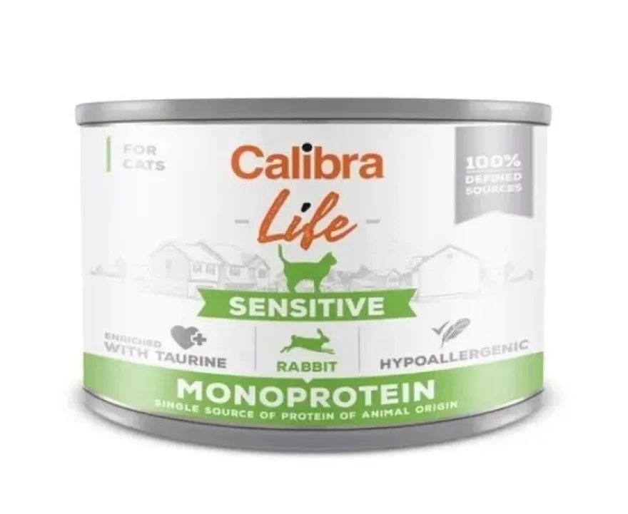 Calibra Cat Life Lata Sensitive 200g