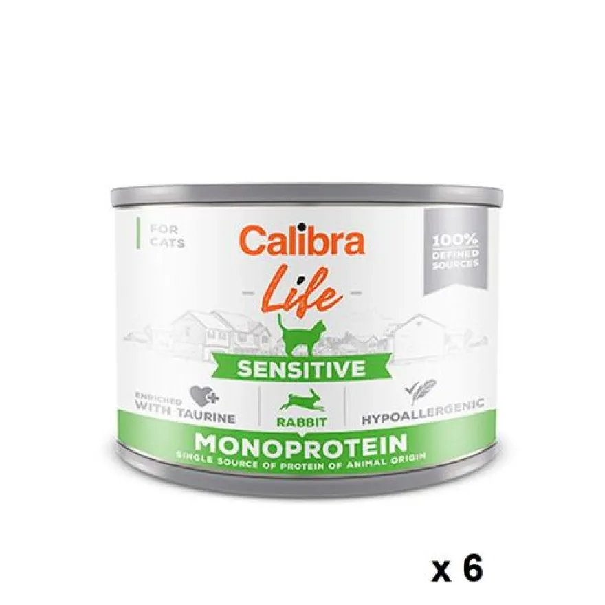 Calibra Cat Life Lata Sensitive 200g