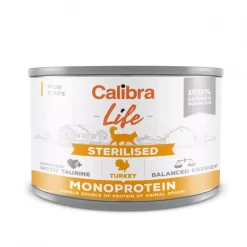 Calibra Cat Life Lata Sterilised Pavo 6 latas de 200g