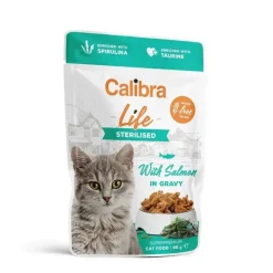 Calibra Cat Life Pouch Esterilizados Salmón 28 pouches de 85g