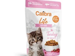 Calibra Cat Life Pouch Kitten Pavo En Salsa 28 sobres de 85g