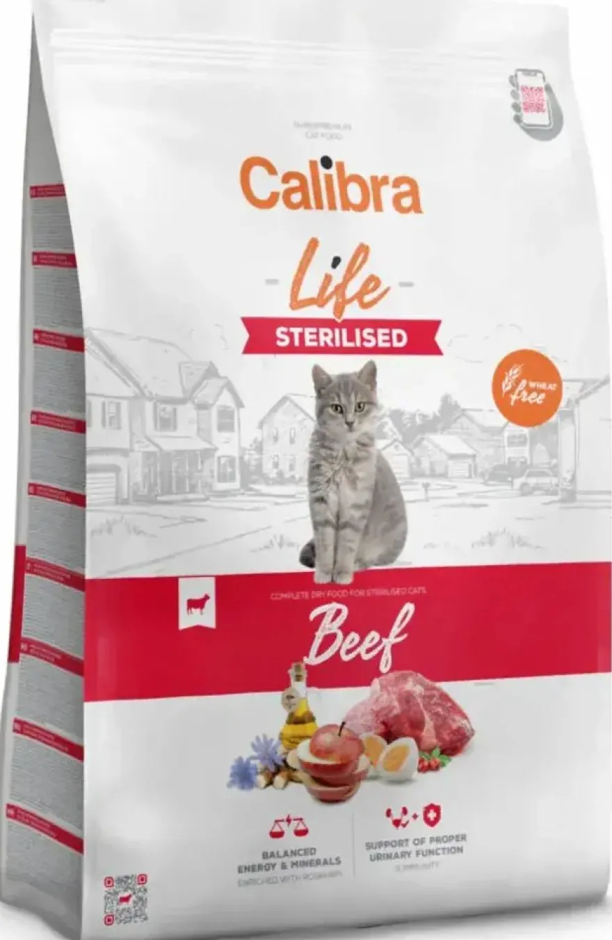Calibra Cat Life Sterilised Ternera 1,5kg